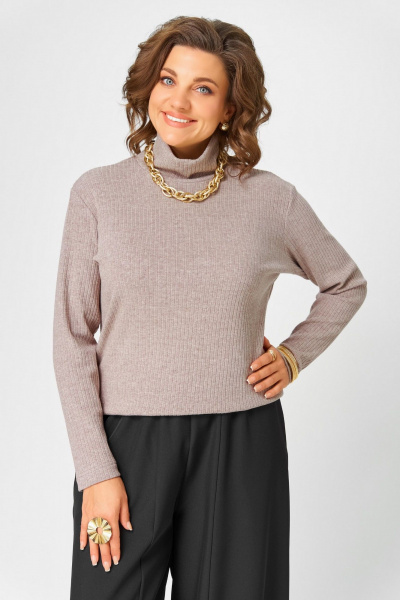 Джемпер Bliss 08043 кофейный - фото 1