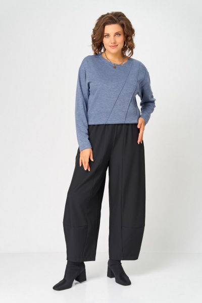 Джемпер Bliss 4235 стальной_синий - фото 4