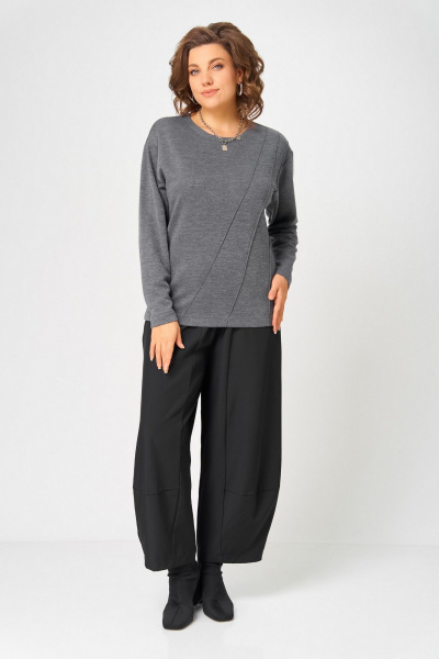 Джемпер Bliss 4235 серый - фото 6