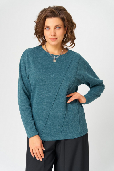 Джемпер Bliss 4235 изумрудный - фото 6