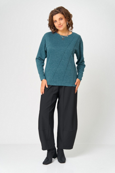 Джемпер Bliss 4235 изумрудный - фото 3