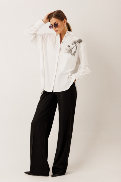 Блуза KOKOdea 20002 молочный - фото 2