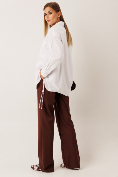 Блуза KOKOdea 20003.2 белый - фото 3