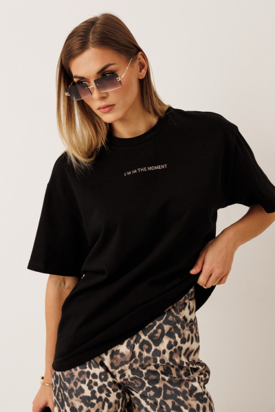 Футболка KOKOdea 21001 чёрный - фото 6