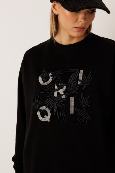 Свитшот KOKOdea 23004 чёрный - фото 1