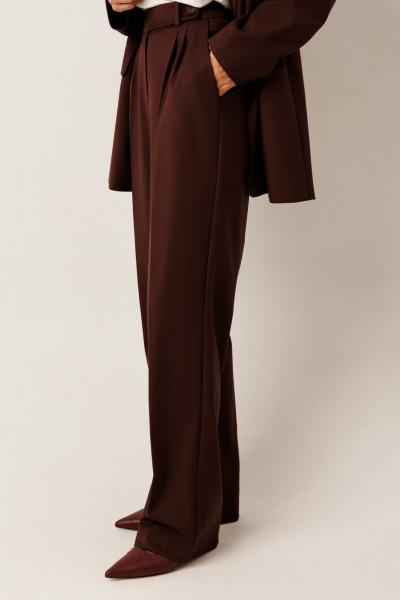 Брюки, жакет KOKOdea 30003 шоколад - фото 6