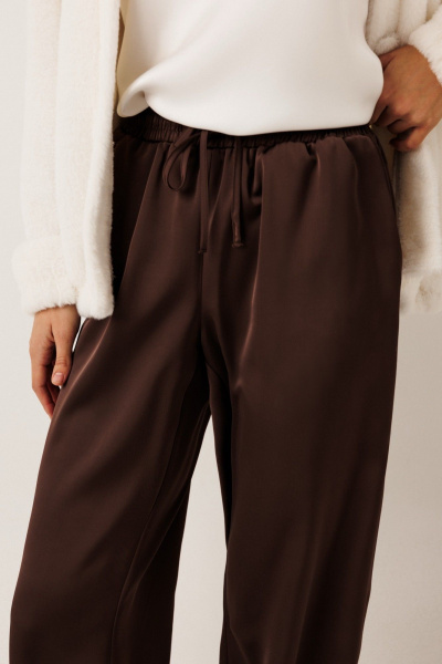 Блуза, брюки KOKOdea 30008 шоколад - фото 5