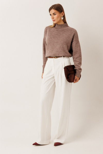 Брюки KOKOdea 50001.2 молочный - фото 1