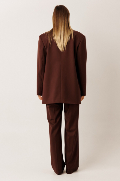 Брюки KOKOdea 50001.3 шоколад - фото 3