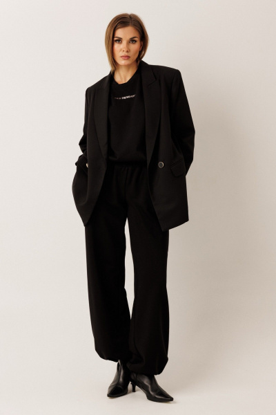 Брюки KOKOdea 50011 чёрный - фото 1