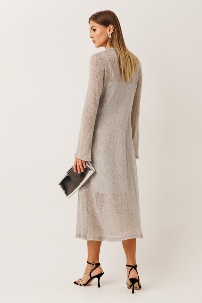 Платье KOKOdea 70009 серый - фото 3