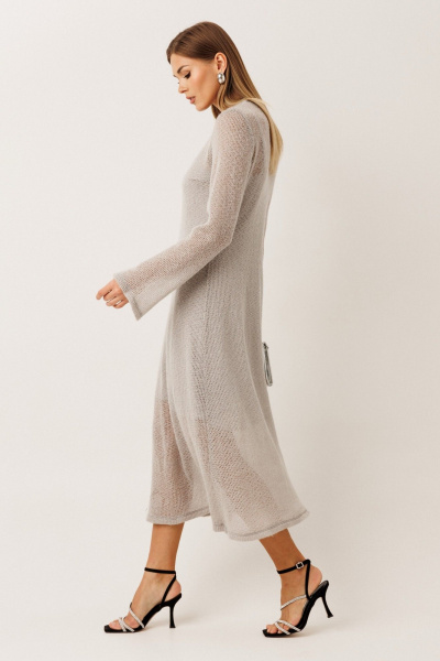 Платье KOKOdea 70009 серый - фото 2