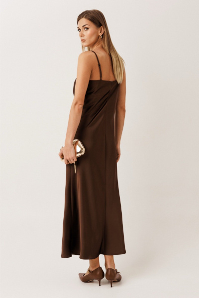 Платье KOKOdea 70010 шоколад - фото 2