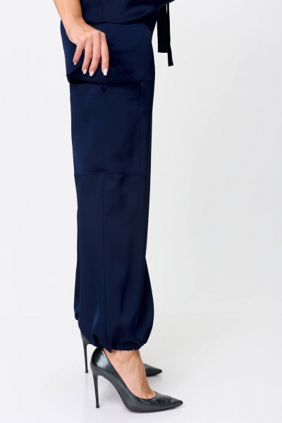 Блуза, брюки Karina deLux M-1295/1 темно-синий - фото 6