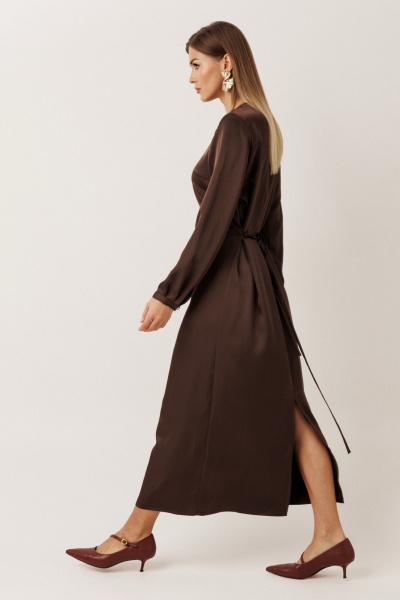 Платье KOKOdea 70012 шоколад - фото 4