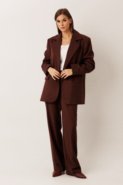 Жакет KOKOdea 80002 шоколад - фото 3