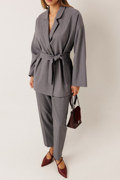 Жакет KOKOdea 80003 серый - фото 3