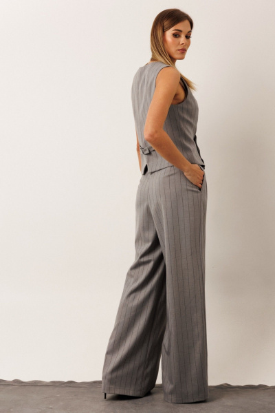 Жилет KOKOdea 81001.2 серый - фото 3