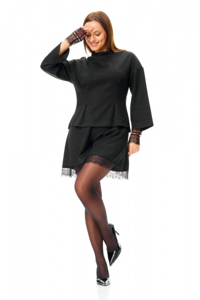 Джемпер, шорты, манжеты T&N 7715 черный - фото 5