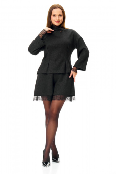 Джемпер, шорты, манжеты T&N 7715 черный - фото 1