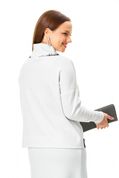 Джемпер, юбка T&N 7722 белый - фото 7