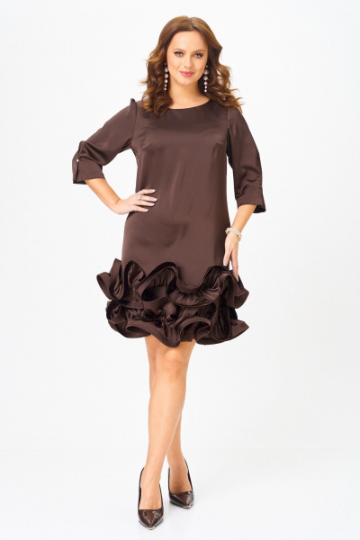 Платье Mubliz 291 шоколад - фото 2