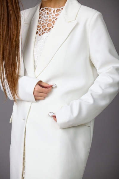 Жакет, платье Rosheli 842/3 молочный - фото 10