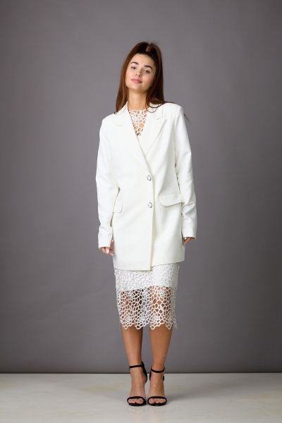 Жакет, платье Rosheli 842/3 молочный - фото 6