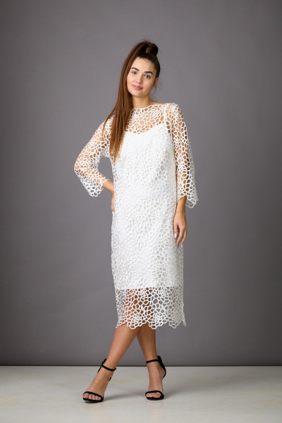 Платье Rosheli 843/3 молочный - фото 1