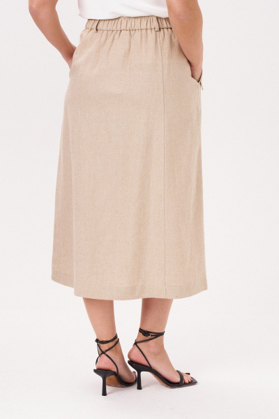 Юбка Панда 185950w бежевый - фото 4