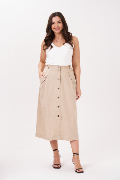 Юбка Панда 185950w бежевый - фото 1