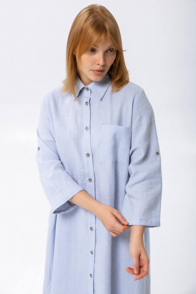 Платье SHLOMO 4-1 голубой - фото 3