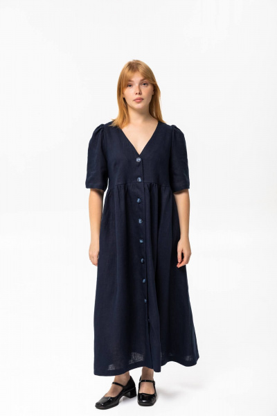 Платье SHLOMO 4-32 синий - фото 1