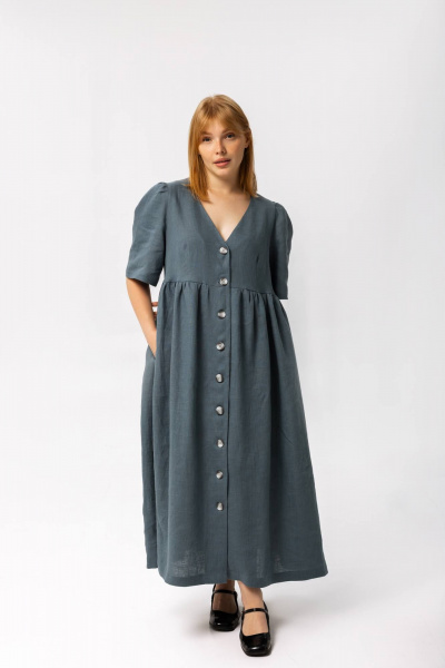 Платье SHLOMO 4-32 шиферно-серый - фото 1