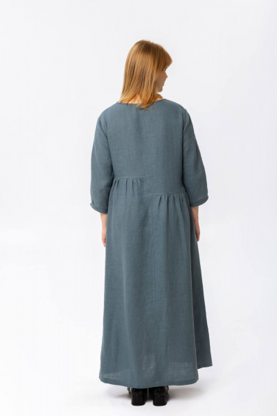 Платье SHLOMO 4-33 шиферно синий - фото 2