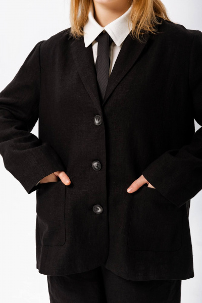 Жакет SHLOMO 6-1 черный - фото 3