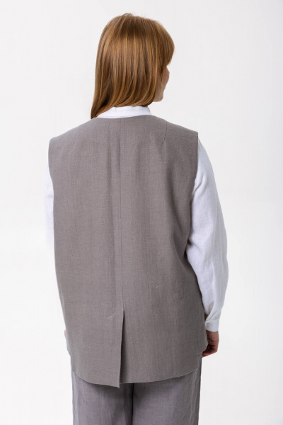 Жилет SHLOMO 6-4 серый - фото 2