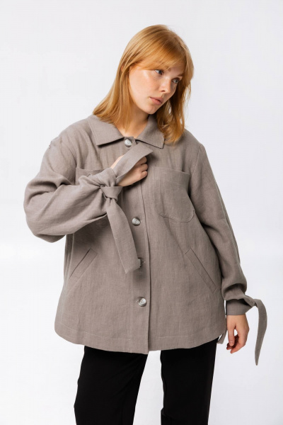 Куртка SHLOMO 9-2 серый - фото 1