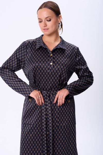 Жакет, юбка TVIN 7878 синий - фото 11