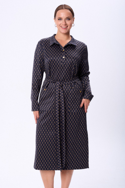 Жакет, юбка TVIN 7878 синий - фото 10