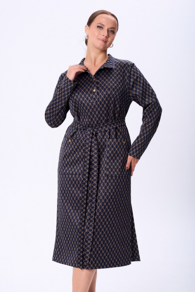 Жакет, юбка TVIN 7878 синий - фото 9