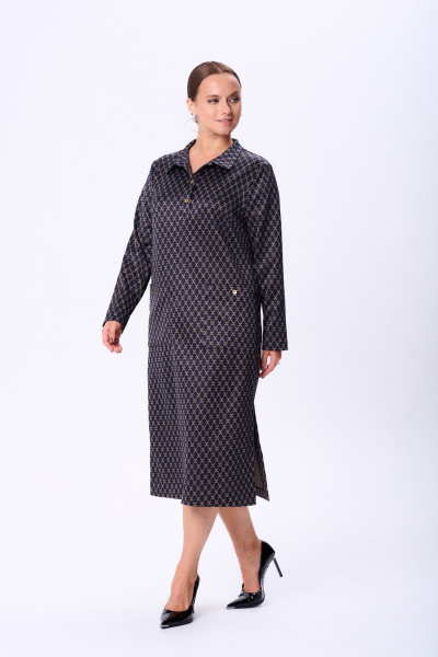 Жакет, юбка TVIN 7878 синий - фото 4