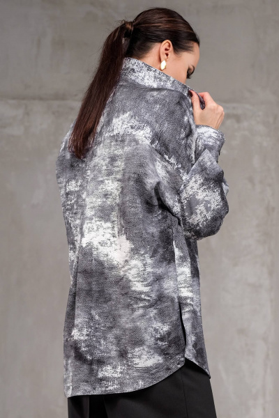 Блуза Erika 7076 серый - фото 4