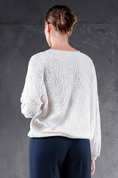 Джемпер Erika 7201-1 белый - фото 6