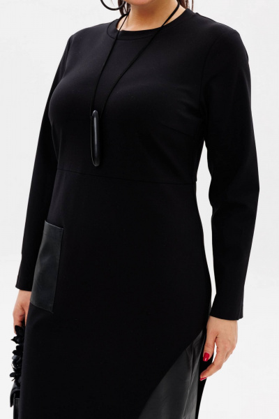 Платье Anelli 60 черное_искушение - фото 6