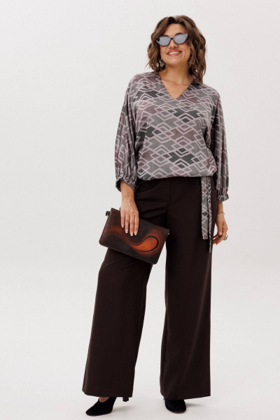 Блуза Anelli 1662 ромбовидные_холмы - фото 7