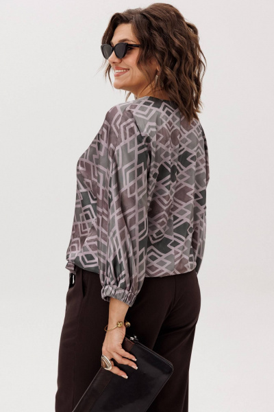 Блуза Anelli 1662 ромбовидные_холмы - фото 3