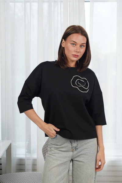 Джемпер Купалинка 693203.158-164 черный - фото 1