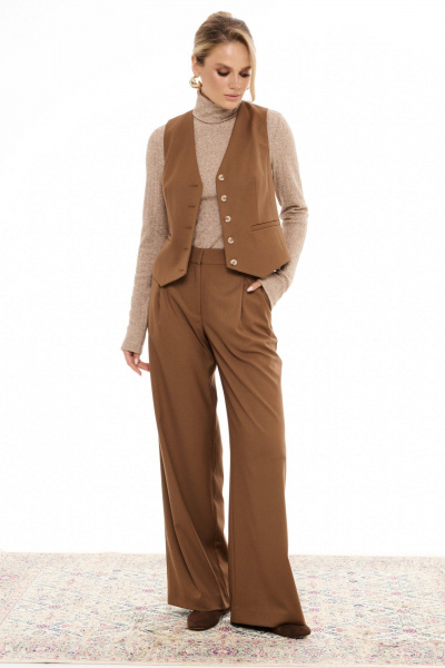 Жилет Prestige 5549/3 бледно-коричневый - фото 1