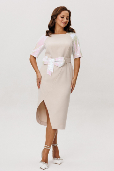 Платье Mubliz 296 экрю - фото 4
